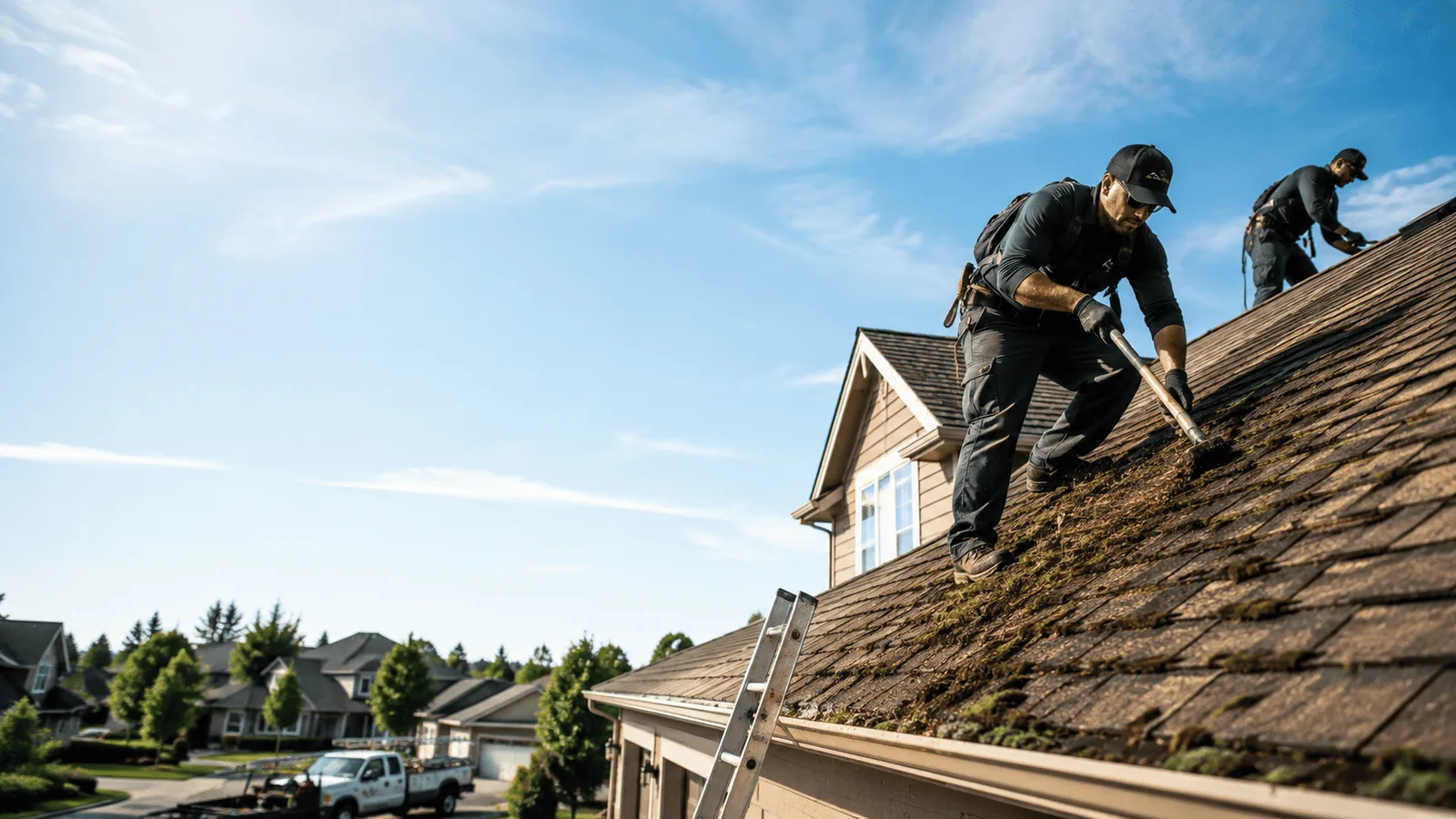 Roof Moss Removal in Three Oaks, MI near me